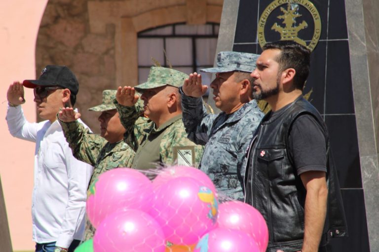 Militares y Bikers realizan «Rodada Motociclista» para recabar juguetes a entregar el Día del Niño