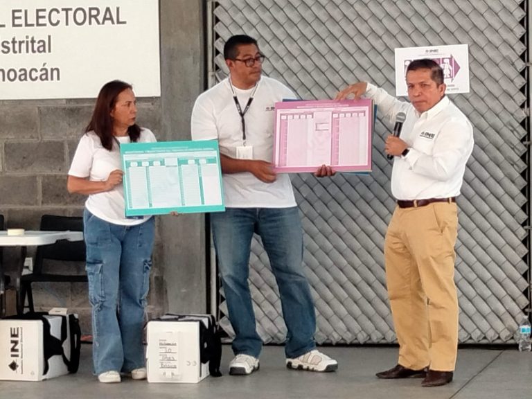 INE simula jornada electoral; votar podría tomar hasta 15 minutos por persona