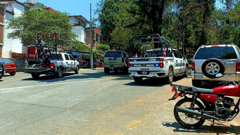 Se registra persecución y balacera, en el Infonavit Balcones de Uruapan