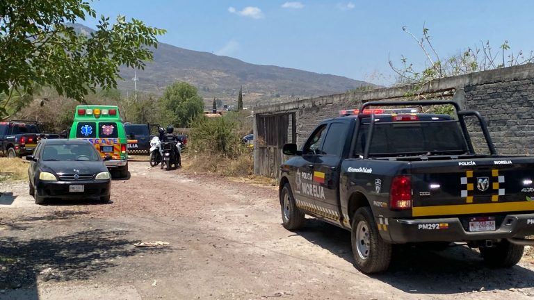 Hombre es ultimado a tiros en la colonia Gertrudis Sánchez, al norte de Morelia