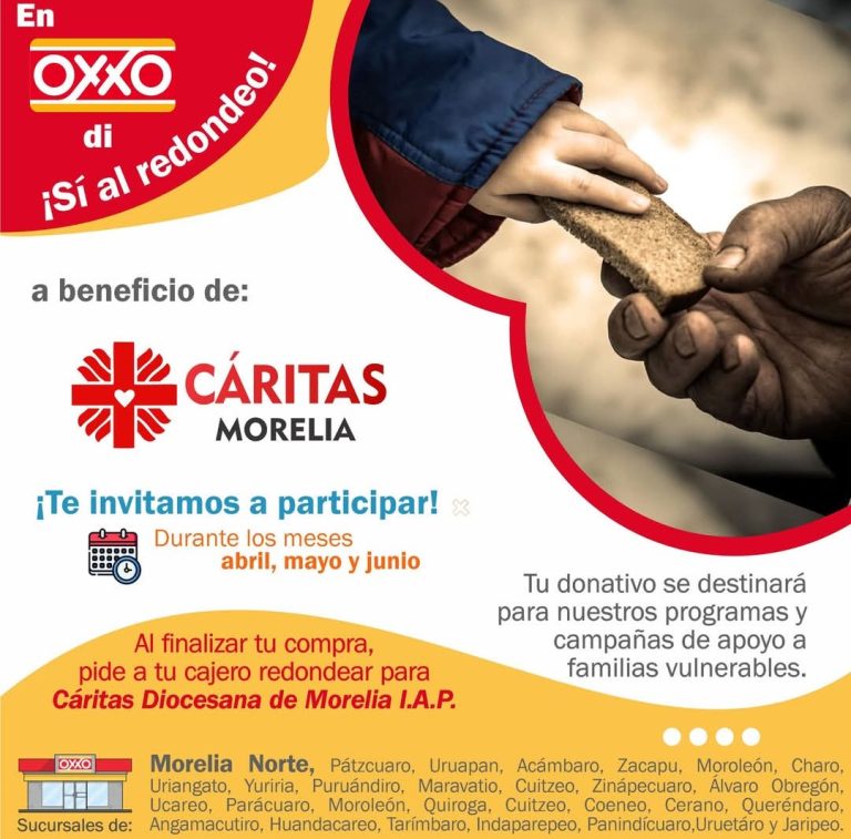 Inicia Cáritas Diocesana de Morelia campaña de recaudación para seguir apoyando a los más necesitados