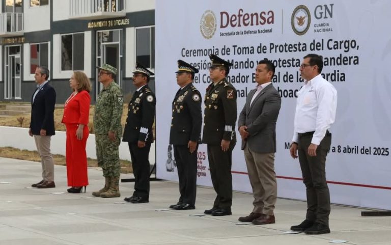 Relevo en la Guardia Nacional en Michoacán