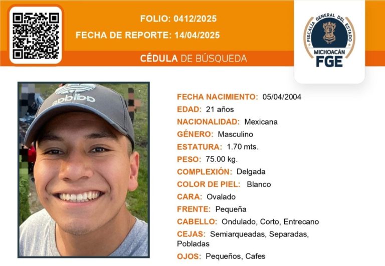 Hallan ejecutado a Carlos Eduardo, normalista de Tiripetío que estaba desaparecido