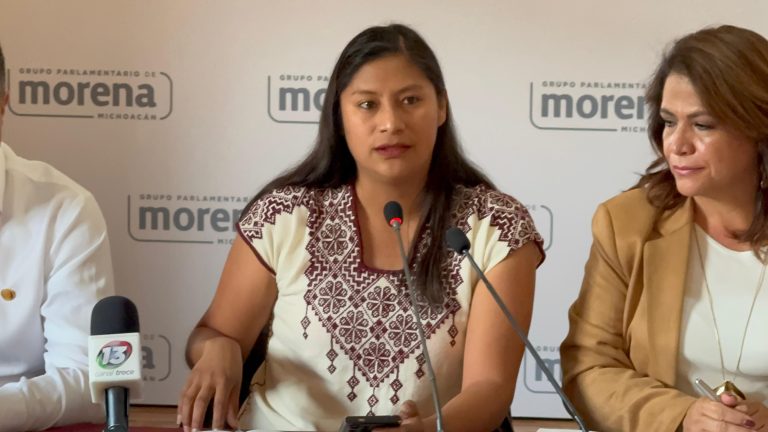 Celeste Ascencio pide manifestaciones pacíficas y defiende gestión estatal ante conflicto con Arantepakua