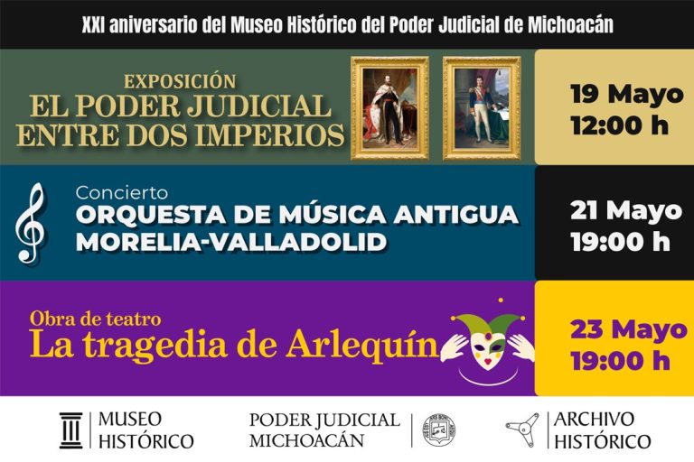 Mayo cultural: Exposición y eventos artísticos en el Museo Histórico del Poder Judicial
