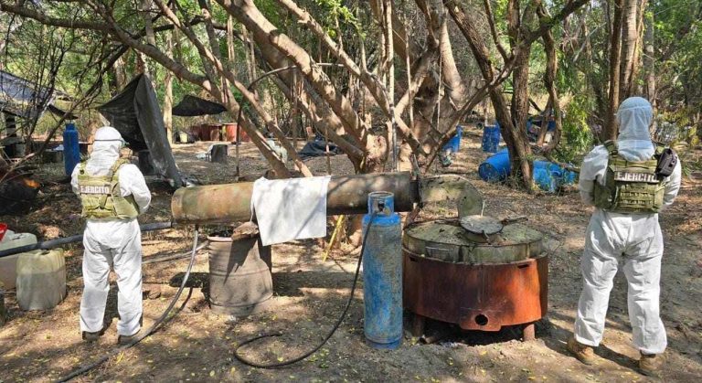 Desmantela Ejército narcolaboratorio en Tepalcatepec
