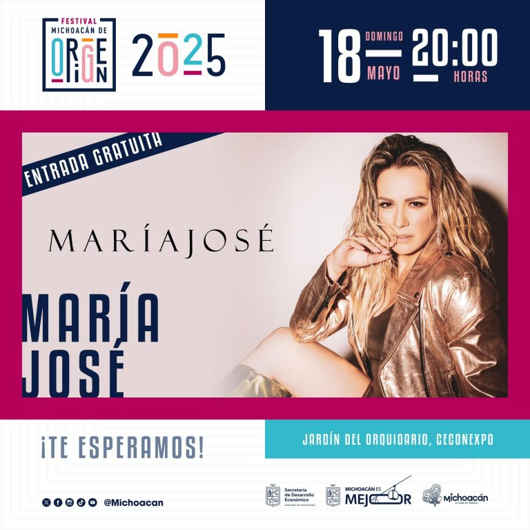 La cantante María José llega este domingo al Festival de Origen