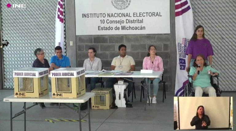 INE Michoacán da a conocer medidas de inclusión para elección judicial