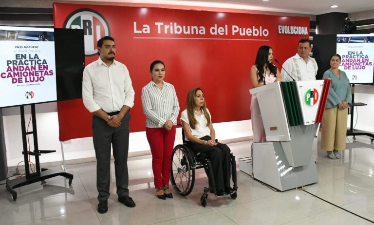 Gasto público en México, en descenso con Morena, pero lujo y opulencia de dirigentes guindas, en ascenso: PRI