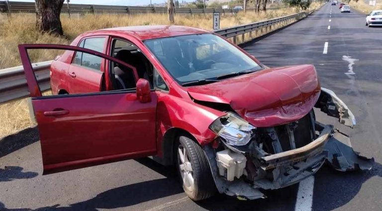 Se registran dos accidentes vehiculares en distintos puntos del municipio de Morelia