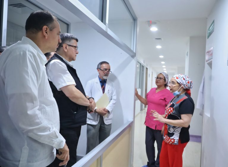 Supervisan autoridades Federales de IMSS-Bienestar hospitales de Morelia