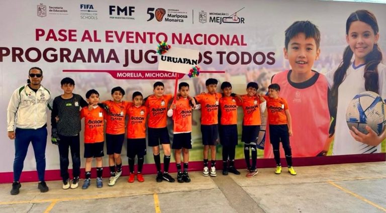 Escuelas de Michoacán, presentes en Torneo Nacional Jugamos Todos