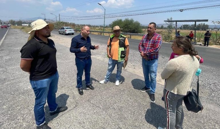 Supervisan vialidad Trébol–San Pedro, en Tarímbaro