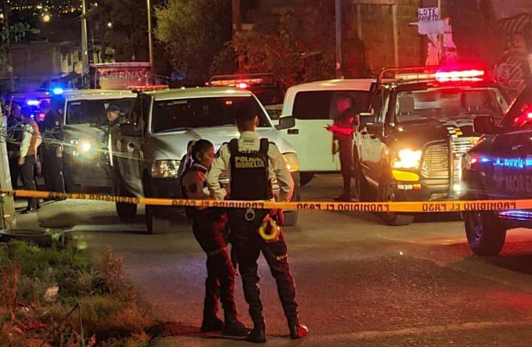 Se registran dos agresiones a balazos en distintas colonias de Morelia con saldo de un muerto y cinco heridos