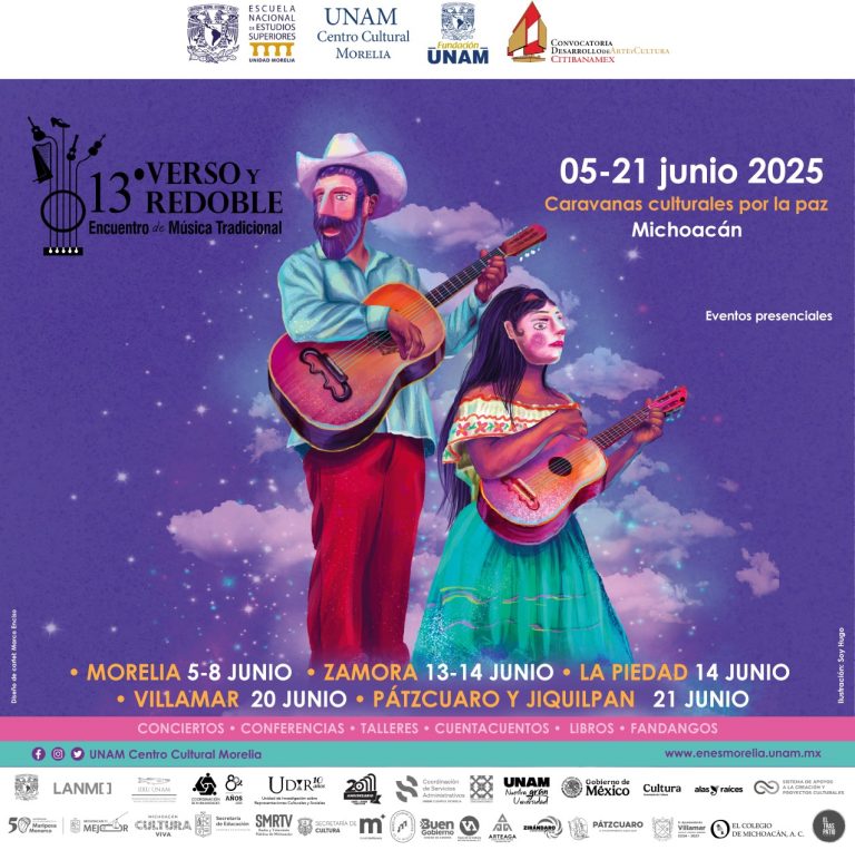 Anuncia UNAM Centro Cultural el 13° Encuentro de Música Tradicional Verso y Redoble