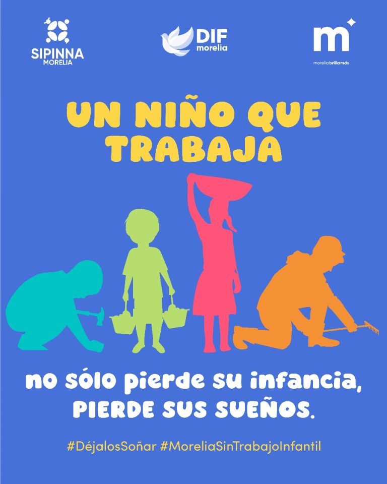 DIF alza la voz contra el trabajo infantil con la campaña «Déjalos Soñar»