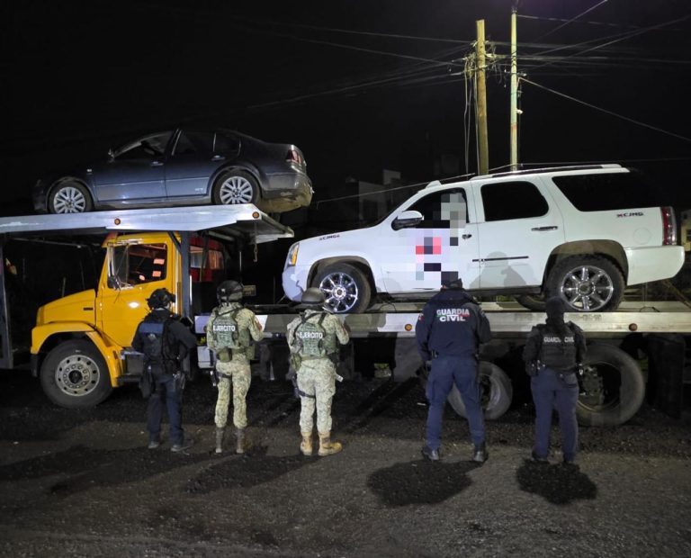 BOI decomisa explosivos, un fusil y vehículos tras operativo en la región de Zitácuaro