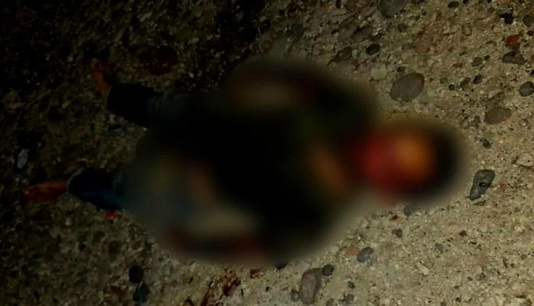 Matan a tiros a un sujeto en la colonia Riviera del Río, Lázaro Cárdenas