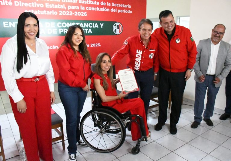 Rinde protesta secretaria general del PRI para la conclusión del periodo estatutario 2022-2026