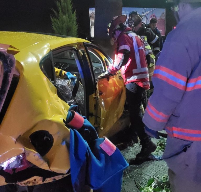 Se registran 2 accidentes de tránsito en diferentes sitios de Morelia; hay 2 heridos