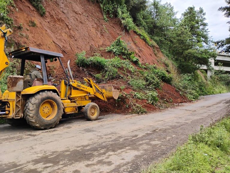 SCOP activa protocolo de atención en carreteras ante alerta de lluvias en Michoacán
