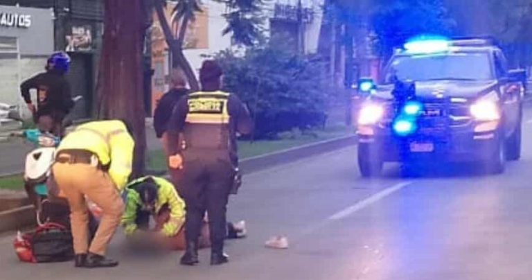 Se accidentan dos motociclistas en diferentes sitios de Morelia