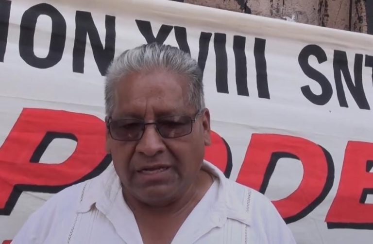 Urge líder de CNTE-Poder de Base que federación intervenga, ante cerrazón de Bedolla