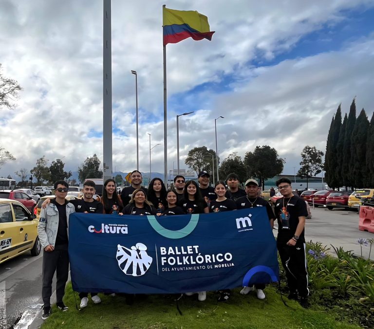 Llega Ballet Folklórico del Ayuntamiento de Morelia a Ibagué, Colombia