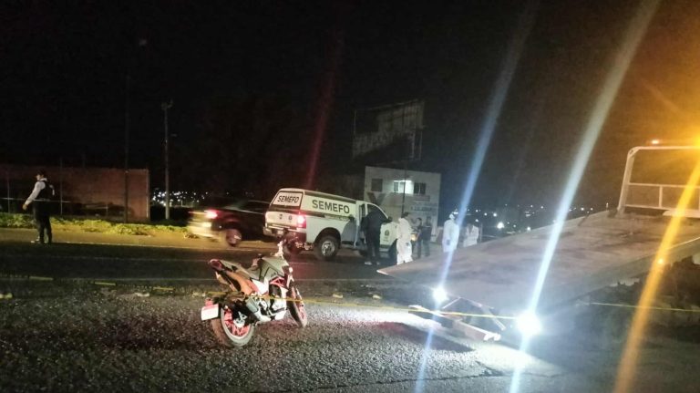 Ocurren dos accidentes de motos en Morelia; hay una fallecida y un herido