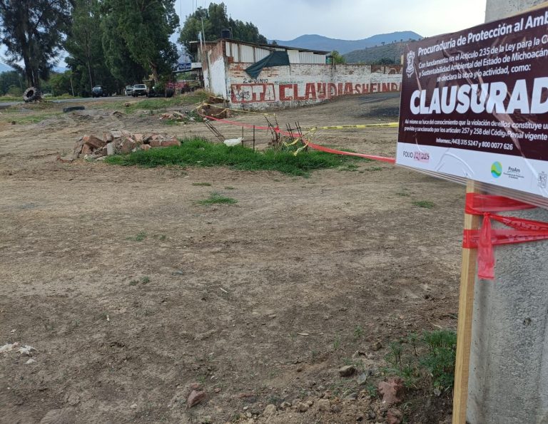 Clausuran tiradero a cielo abierto y construcción de plaza comercial en Zacapu