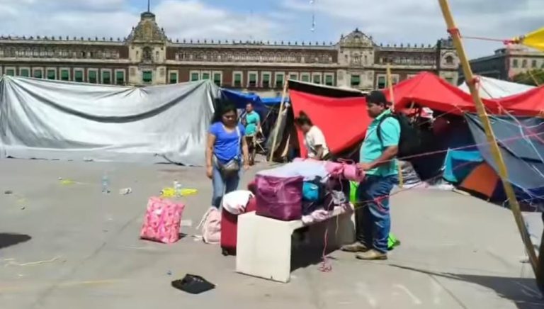 Se repliega CNTE sin aceptar ofrecimientos de funcionarios de Claudia Sheinbaum