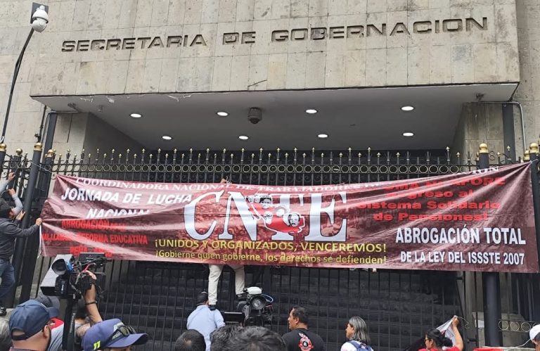 Queremos por respuesta la abrogación de Ley del ISSSTE, sentencia CNTE a gobierno de Claudia Sheinbaum