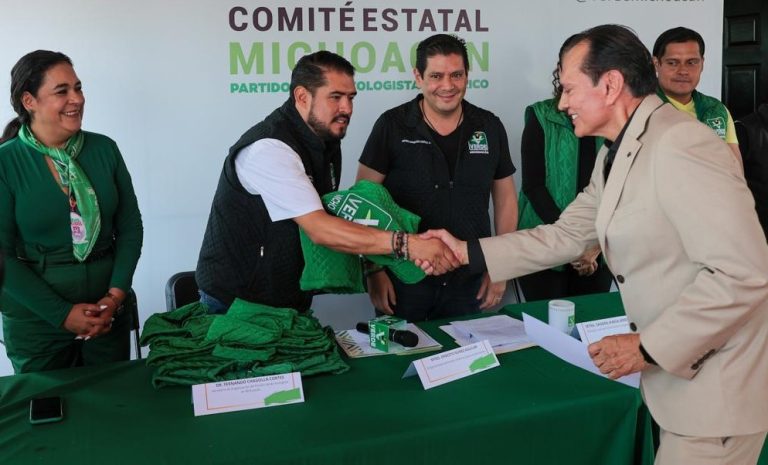 Recluta PVEM a diputado local ex independiente y militantes del PAN en Michoacán