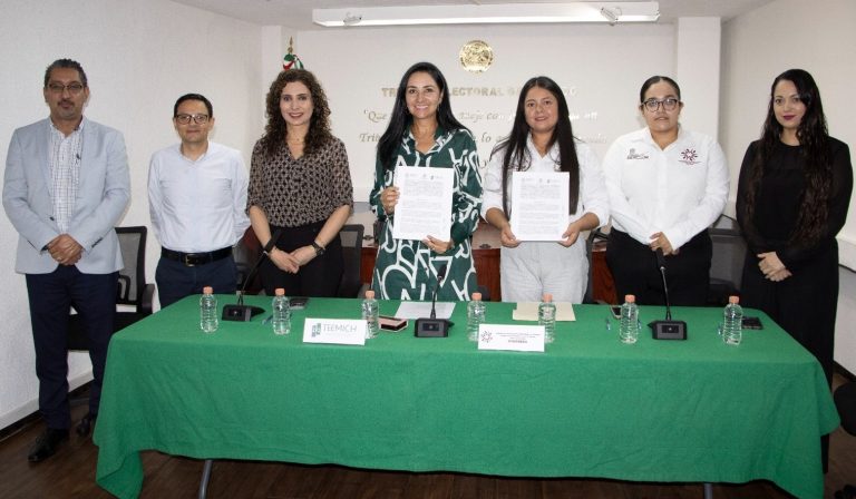 Firman TEEMICH y COEPRENDV convenio de colaboración institucional