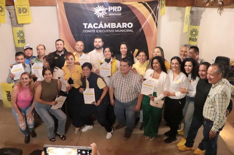 El PRD Michoacán se reorganiza en Tacámbaro y Ario de Rosales con respaldo a sus estructuras locales