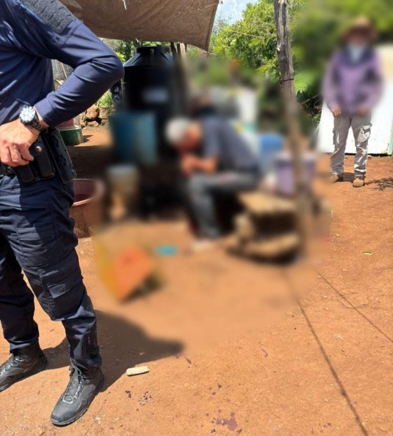 Pareja y sexagenario son agredidos con un arma de fuego en la población La Tuna Manza, Morelia 