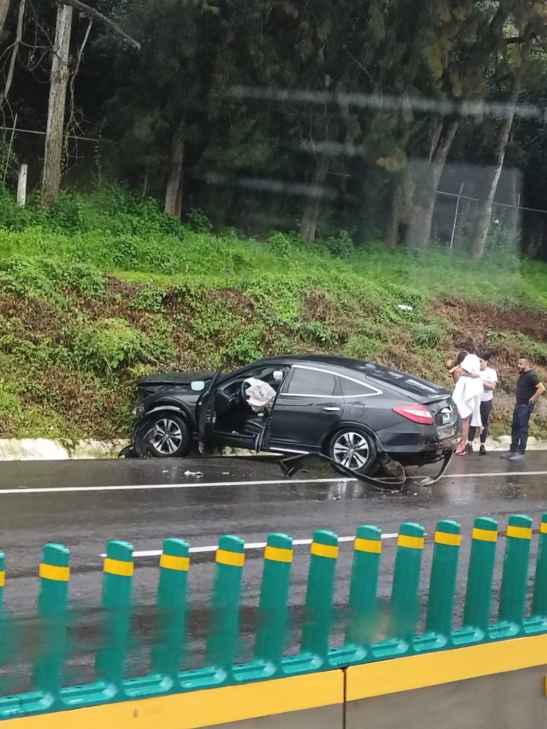 Se registra accidente automovilístico en la región de Salvador Escalante