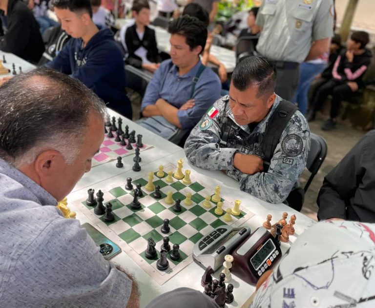 Realiza Guardia Nacional “Jornada de Ajedrez por la Paz” en el corazón de Morelia