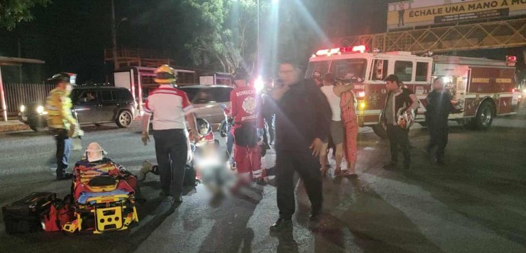 Motociclista resulta malherido tras ser chocado por vehículo al norte de Morelia