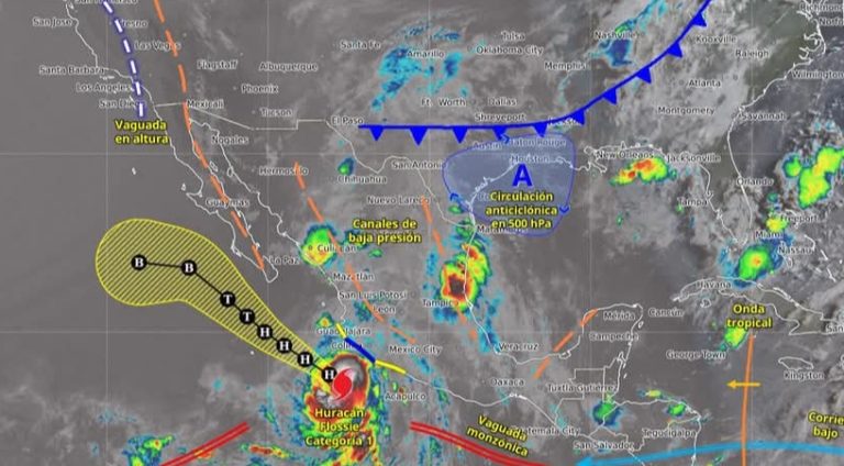 Tormenta tropical Flossie se intensificará a huracán categoría 1