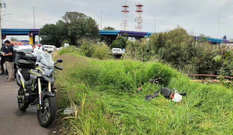 Se accidenta motociclista en la avenida Héroes Anónimos, al poniente de Morelia