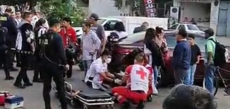 Se registran dos accidentes vehiculares en distintos puntos de Morelia; hay tres heridos