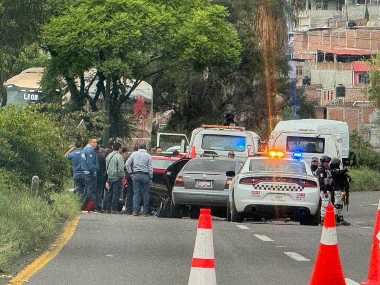 Se registra carambola vehicular en la avenida Morelos Norte de Morelia, salida a Salamanca