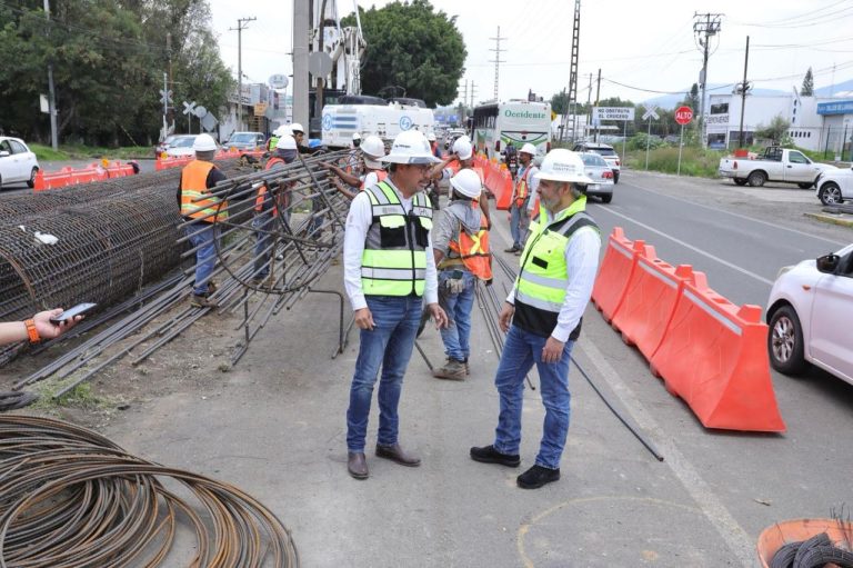 Arranca construcción de puente vial en el libramiento sur de Morelia