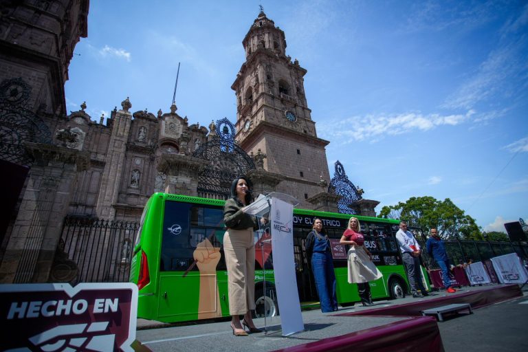 Inician pruebas de autobús eléctrico en Morelia