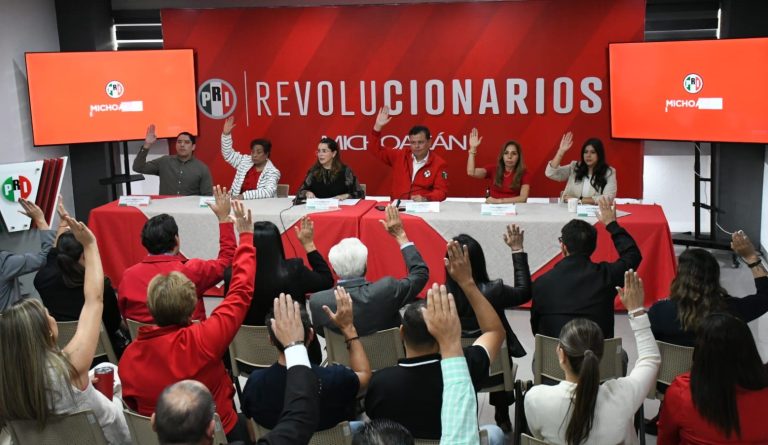 Aprueba Comisión Política Permanente del PRI acuerdo del método electivo estatutario para el Comité Municipal de Morelia