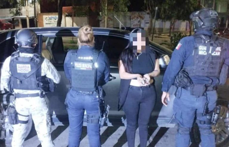 En Uruapan, asegurada una mujer en portación de un arma de fuego