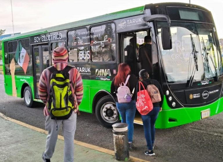 Autobús eléctrico continúa pruebas en el periférico de Morelia