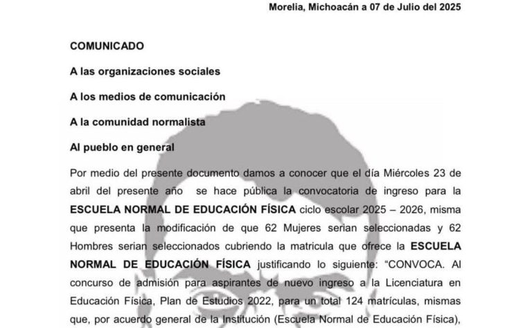 Acusa Consejo Estudiantil de ENEF alteración de listado de admisión para promover ingreso de mujeres reprobadas