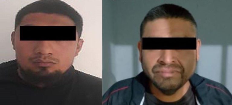 Detienen a dos presuntos extorsionadores tras operativo interinstitucional